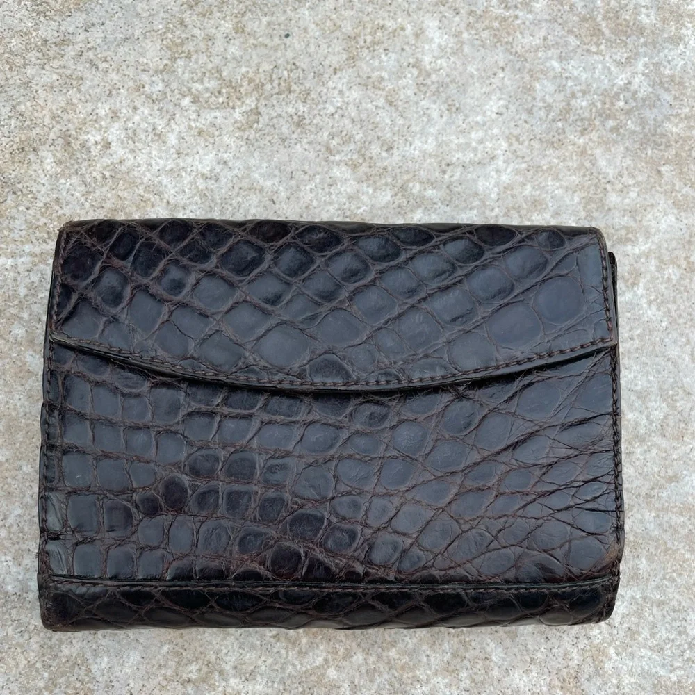 BD Jeffries Alligator wallet